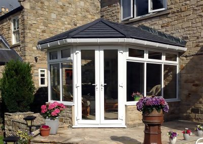 DIY Grey Tiled Roof Victorian Stone Dwarf Wall Conservatory