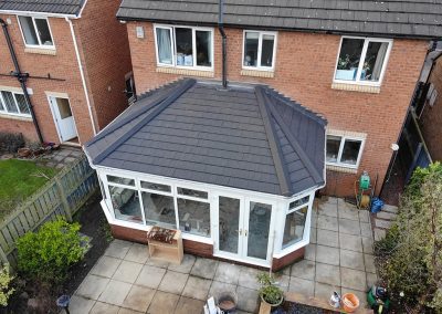 DIY Tiled Roof Victorian Conservatory Top View