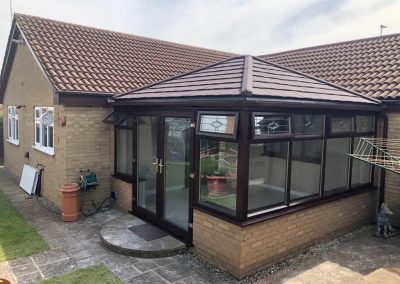 Brown and Brick Edwardian Conservatory