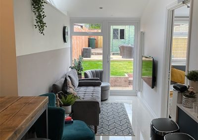 Inside a Lean-to Conservatory