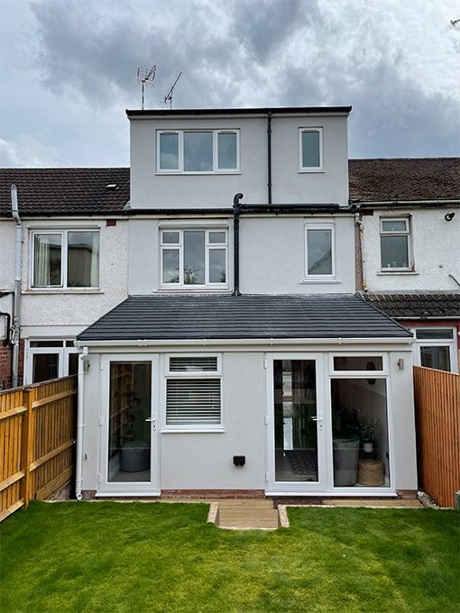 White Lean-to Conservatory