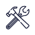 Tools Icon Navy