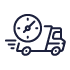 Van Delivery Icon Navy