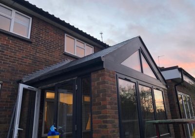 Black Gable End Home Extension