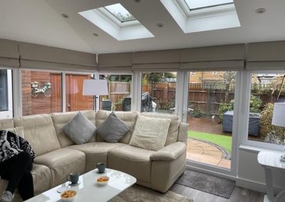 Brown Roof Side Hipped Lean-to Interior