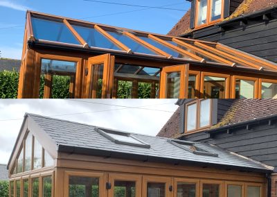 Tiled Roof Before and After