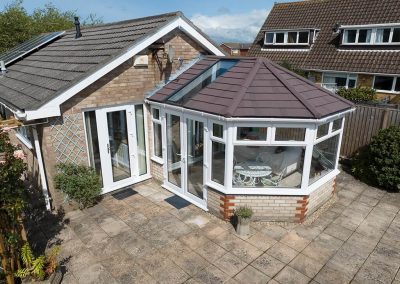 Victorian DIY Conservatory Brown Tiled Roof