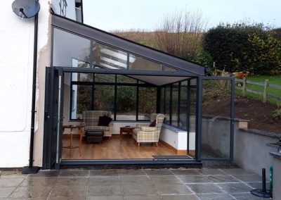 Lean-to Conservatory Open Doors