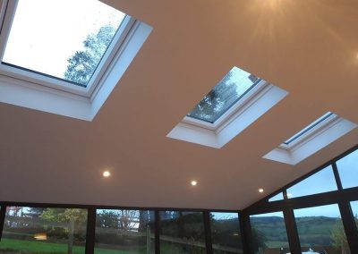 Lean-to Conservatory Interior Skylights