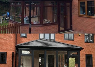 Victorian to Edwardian Tiled Roof Conservatory