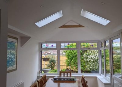 Dining Table and Chairs in a Conservatory