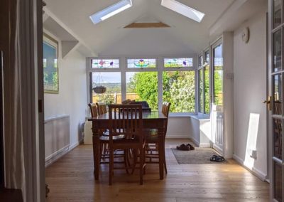 Dining Room in a Conservatory