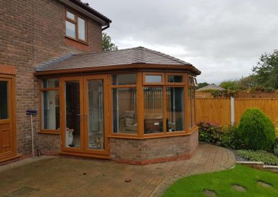 Brown Victorian Conservatory