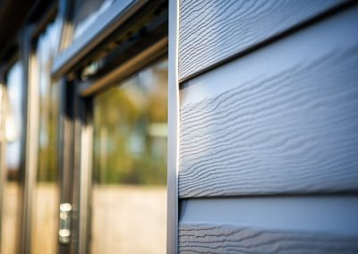 Home Extension Cladding Close-up