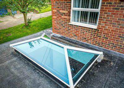 Flat Roof with a Lantern Skylight