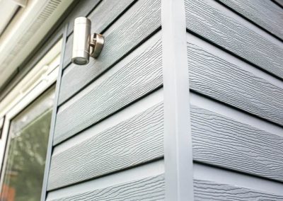 Light Grey Cladding on a Home Extension