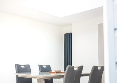 Dining Room with a Lantern Skylight