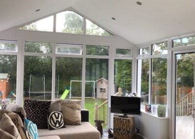 Gable End Conservatory with a Sofa